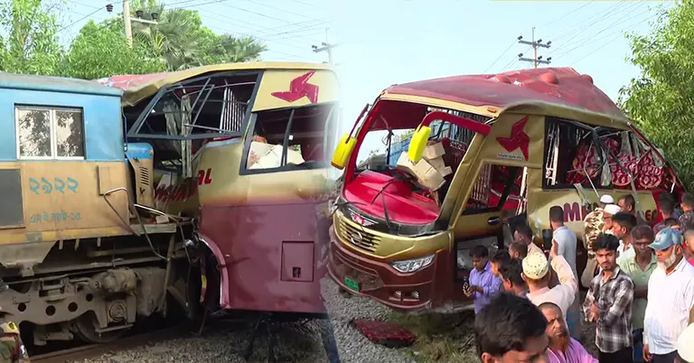 কুমিল্লায় ট্রেন দুর্ঘটনা